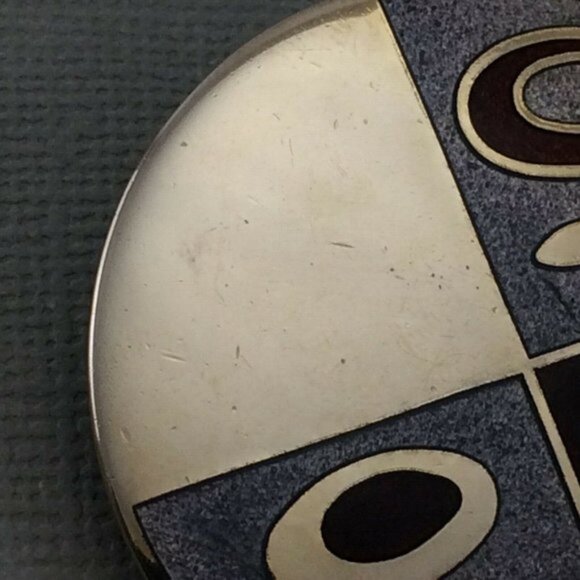 De Passille Sylvestre Enamel Modernist MCM Flower Brooch Pin Vtg Quebec - Picture 3 of 12